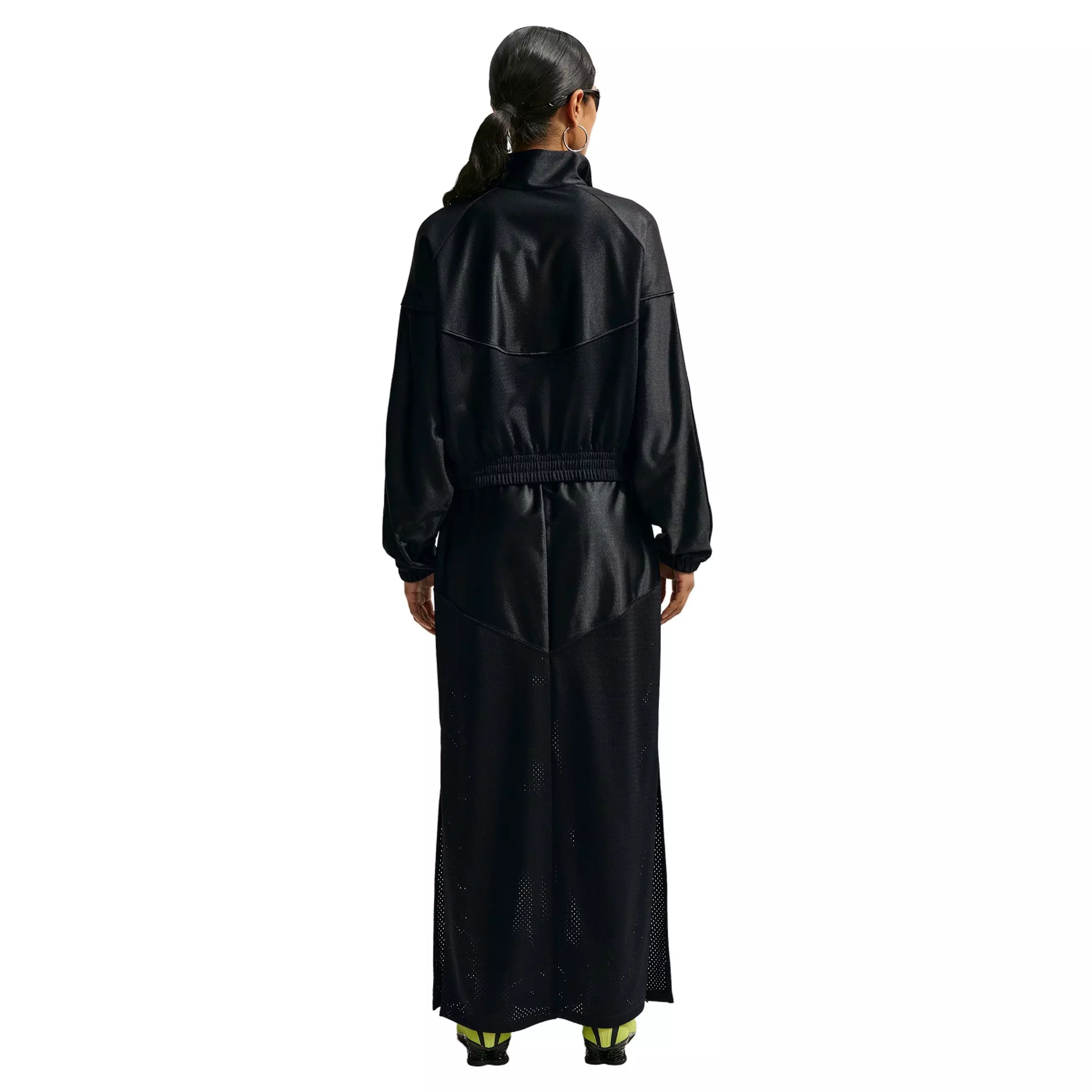Nike Women's Sportswear Oversized Windrunner Jacket - BLACK/OFF-WHITE