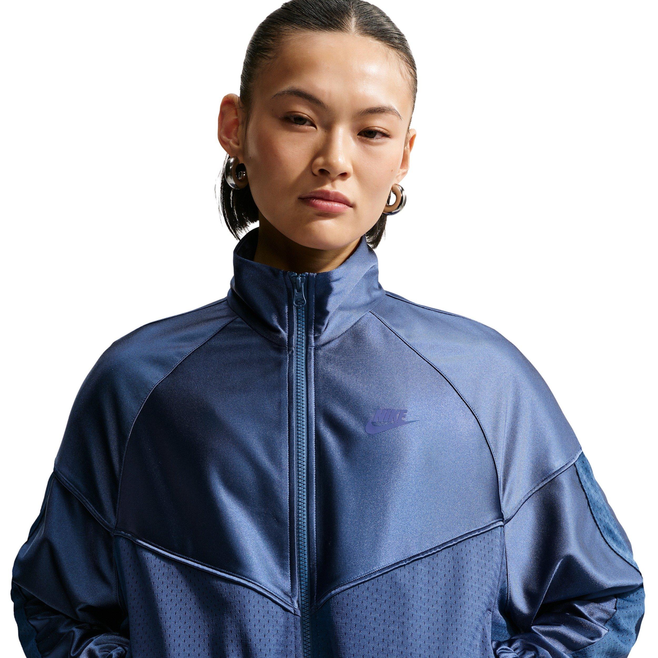 Nike Women's Sportswear Oversized Windrunner Jacket - NAVY Thumbnail View 3