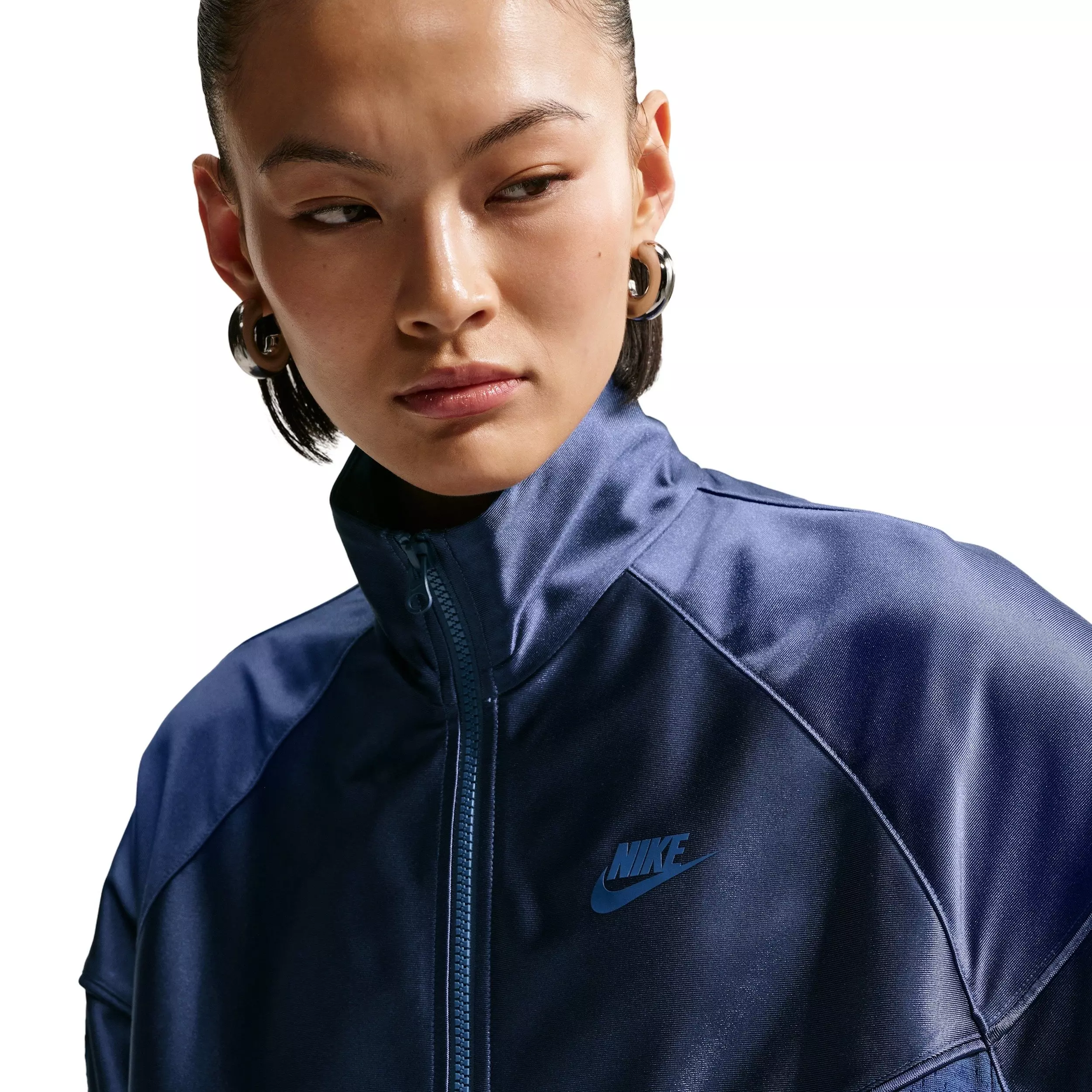 Nike Women's Sportswear Oversized Windrunner Jacket - NAVY