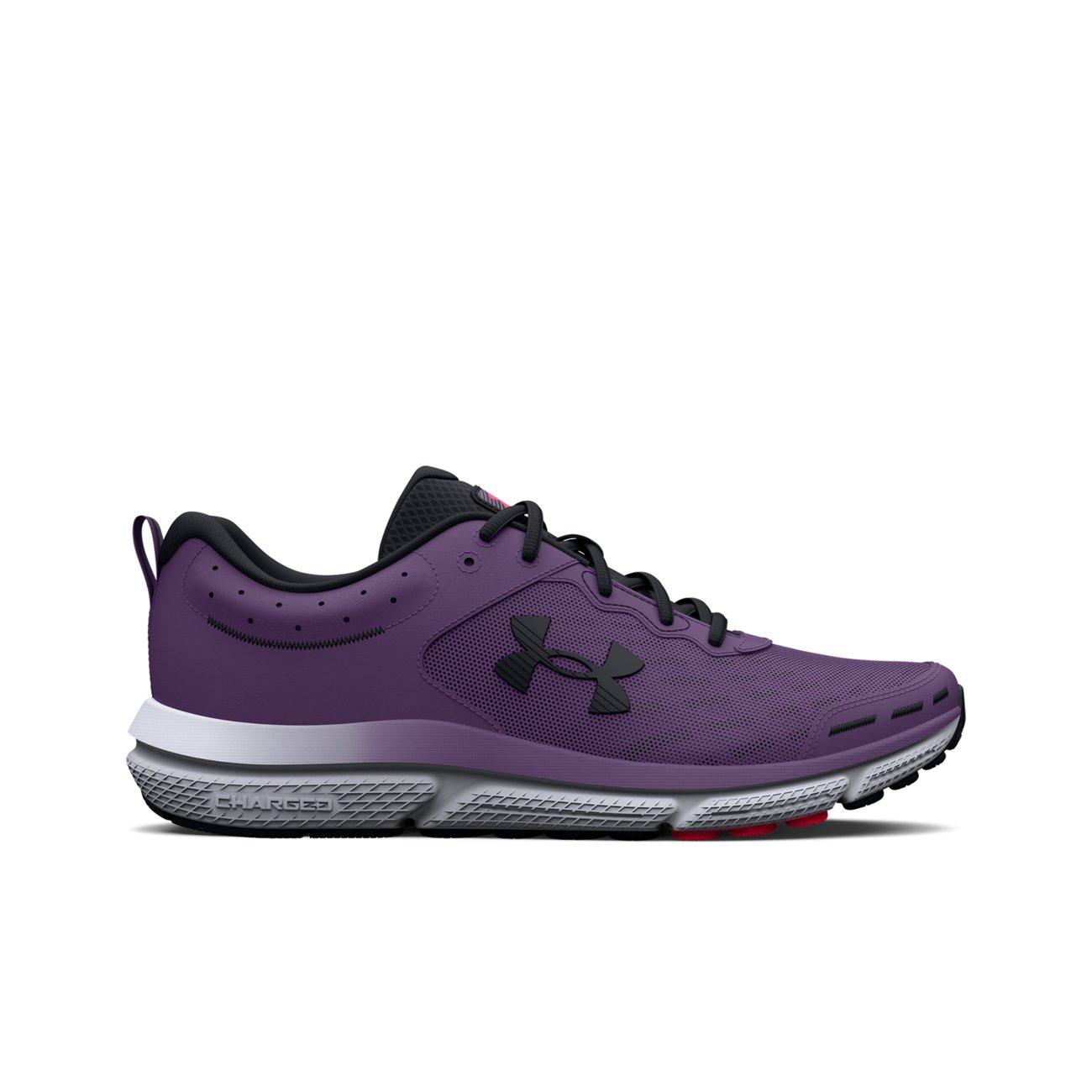 Under Armour Charged Assert 10 "Retro Purple/Black" Women's Running Shoe - PURPLE/BLACK Thumbnail View 1