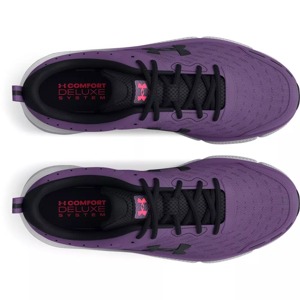 Under Armour Charged Assert 10 "Retro Purple/Black" Women's Running Shoe - PURPLE/BLACK