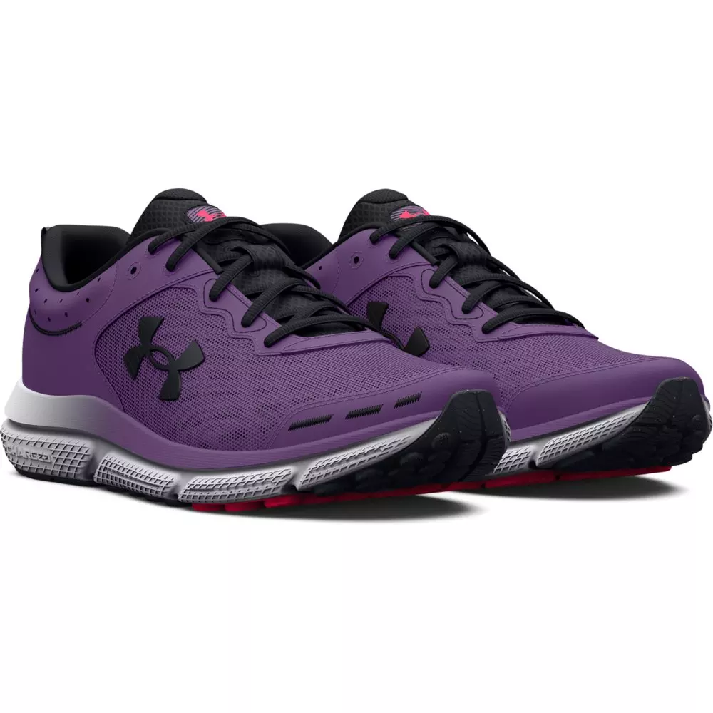 Under Armour Charged Assert 10 "Retro Purple/Black" Women's Running Shoe - PURPLE/BLACK