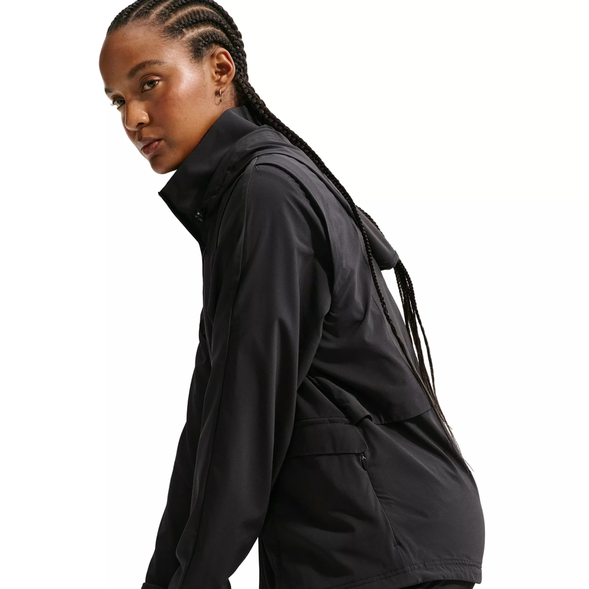 Nike Women's Series Repel Golf Jacket - Black/White - BLACK/WHITE