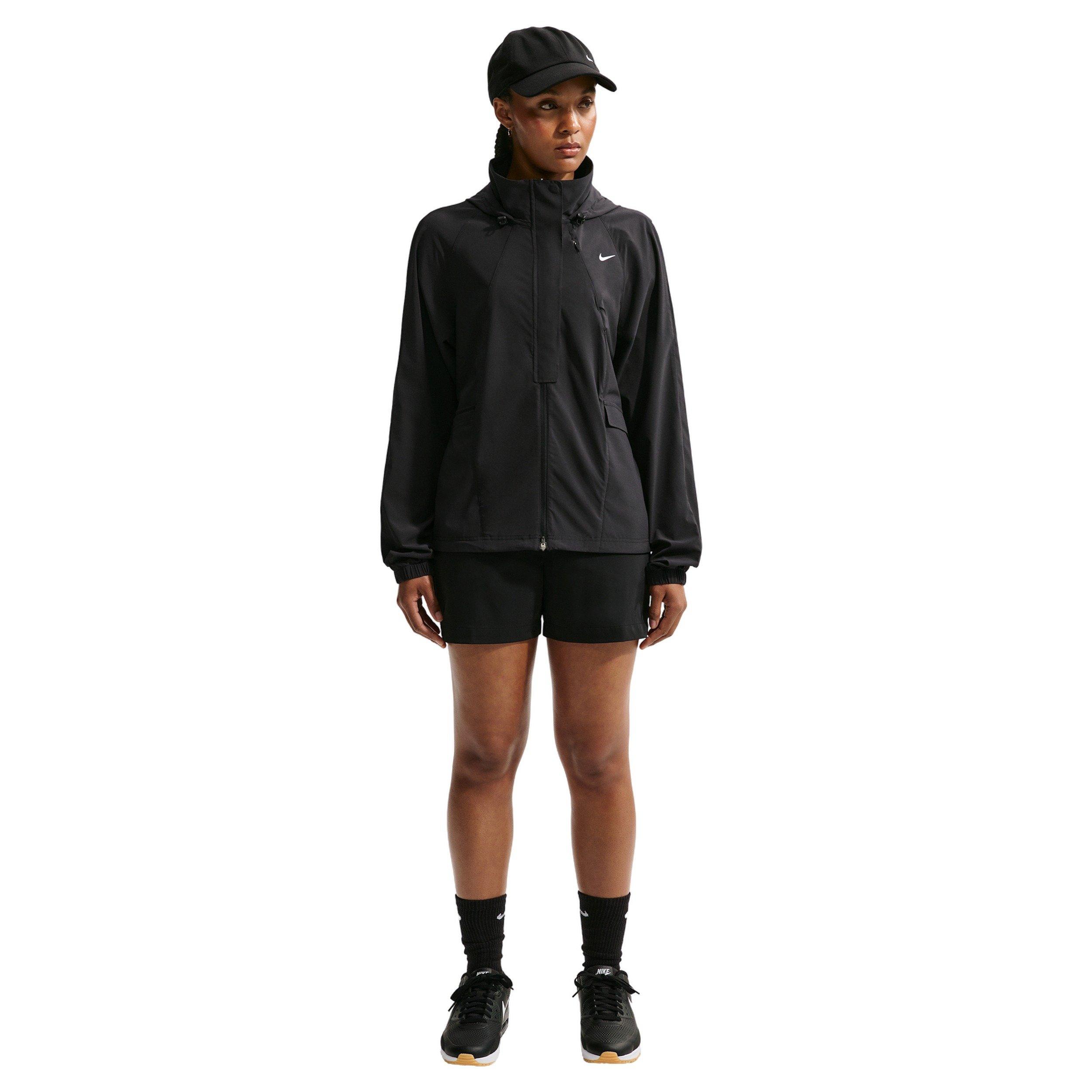 Nike Women's Series Repel Golf Jacket - Black/White - BLACK/WHITE Thumbnail View 4