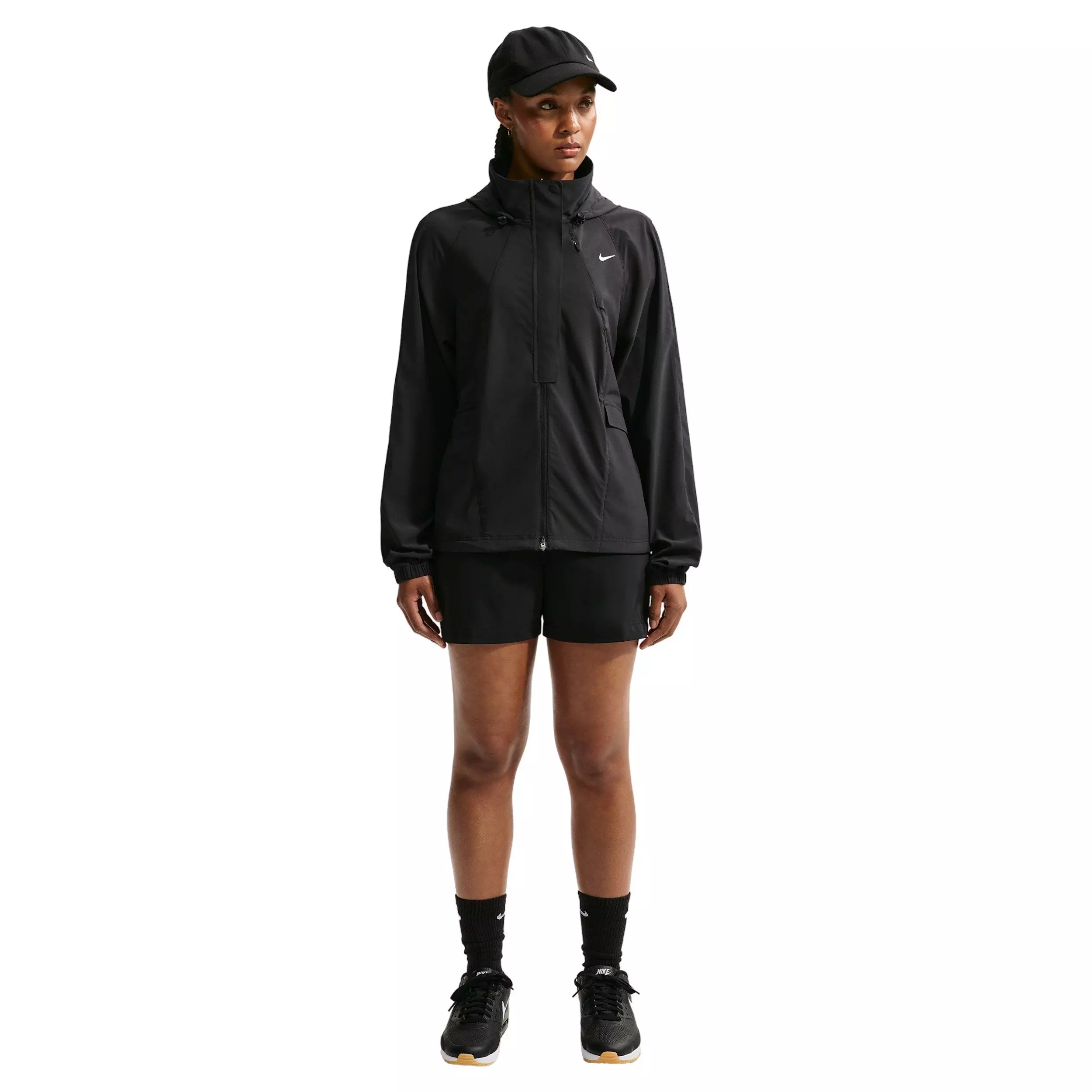 Nike Women's Series Repel Golf Jacket - Black/White - BLACK/WHITE