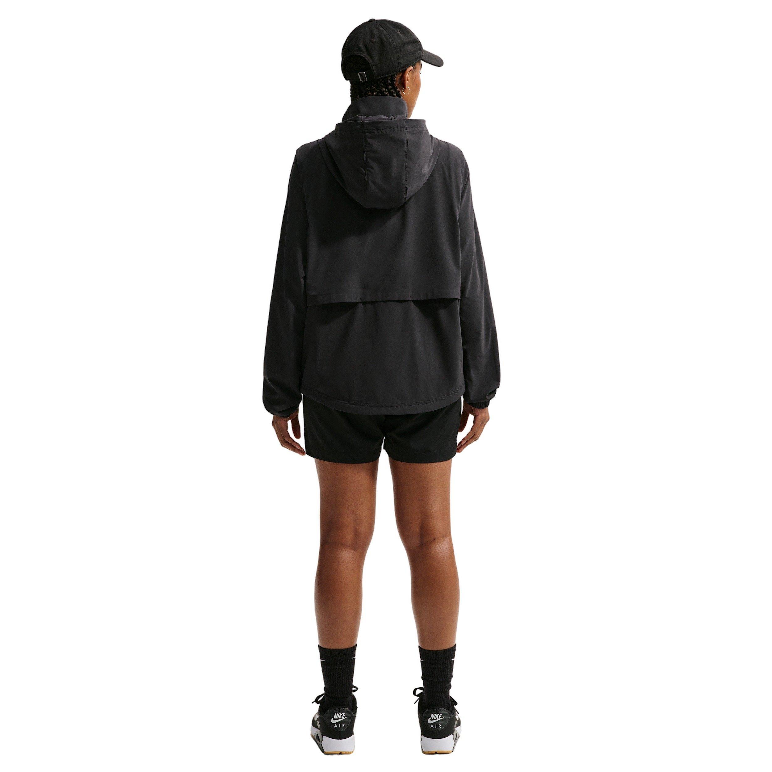 Nike Women's Series Repel Golf Jacket - Black/White - BLACK/WHITE Thumbnail View 5