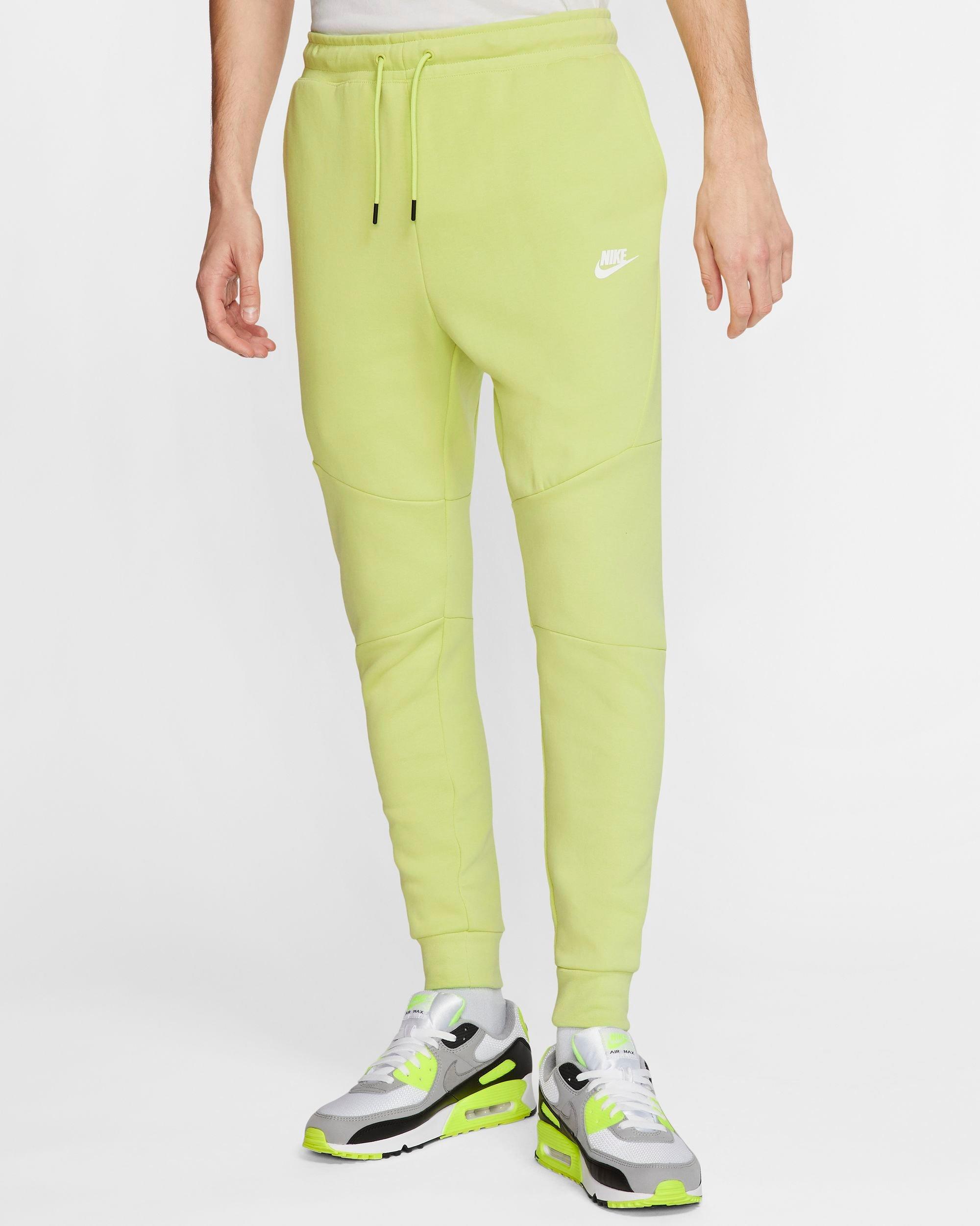 nike lime green joggers