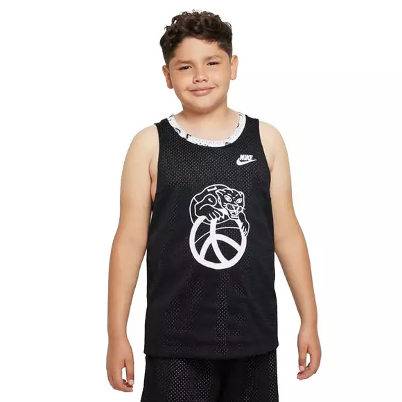 Nike Culture of Basketball Big Kids' Reversible Basketball Jersey Tunic in Red, Size: Large | FD5382-657