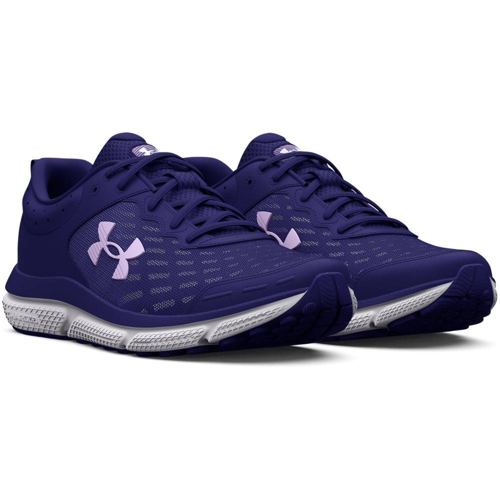 Under Armour Charged Assert 10 "Sonar Blue/Nebula Purple" Women's Running Shoe - BLUE/PURPLE Thumbnail View 5