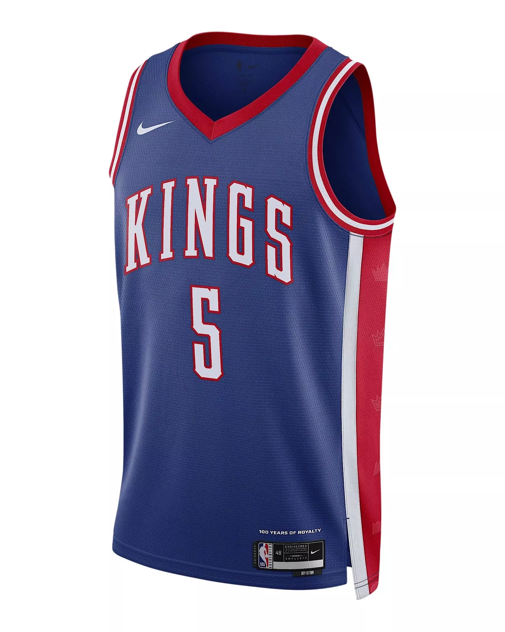 Nike Men's Dri-FIT De'Aaron Fox Sacramento Kings 2024/25 City Edition NBA Swingman Jersey -Blue - BLUE