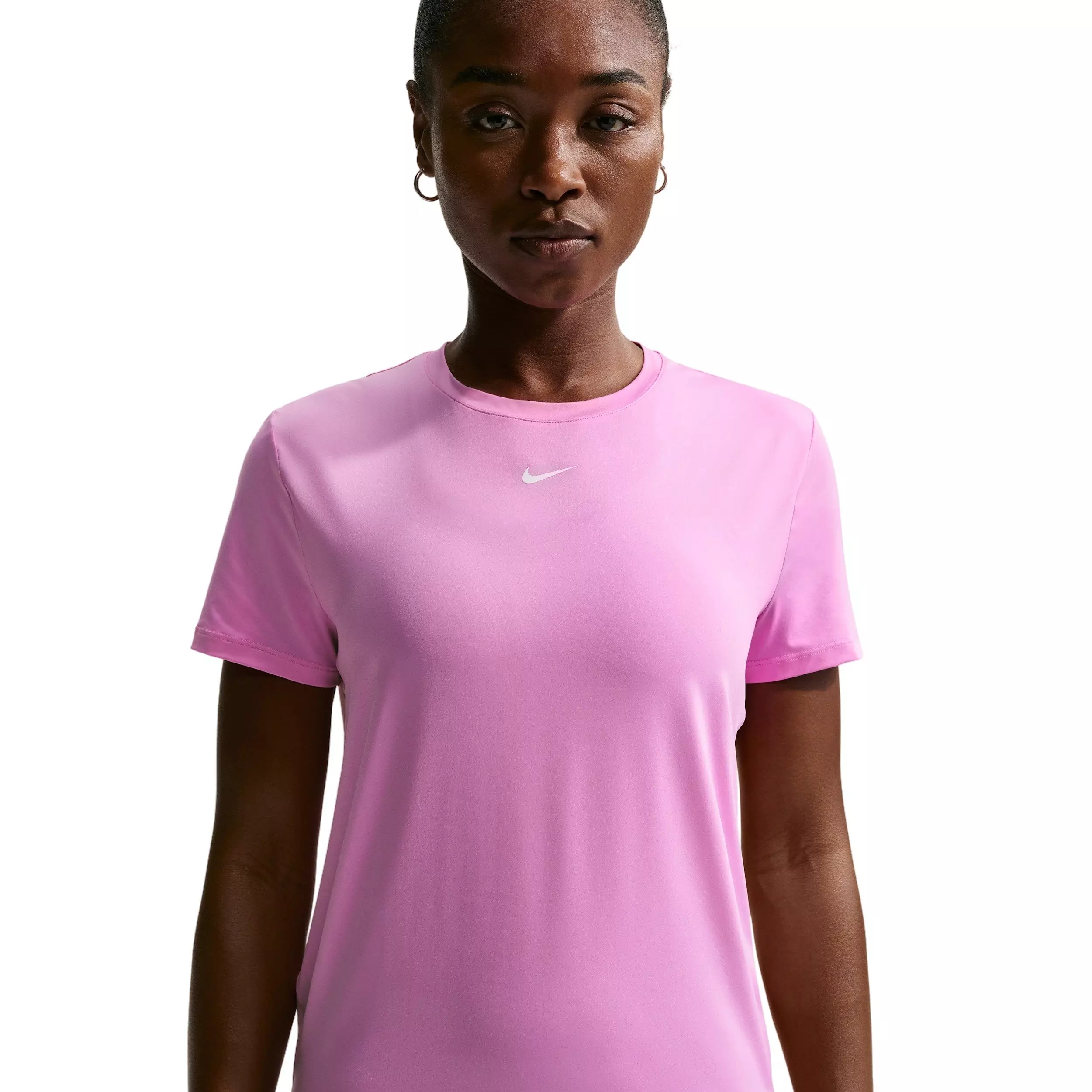 Nike Women's One Classic Dri-FIT Short-Sleeve Top - MAGENTA