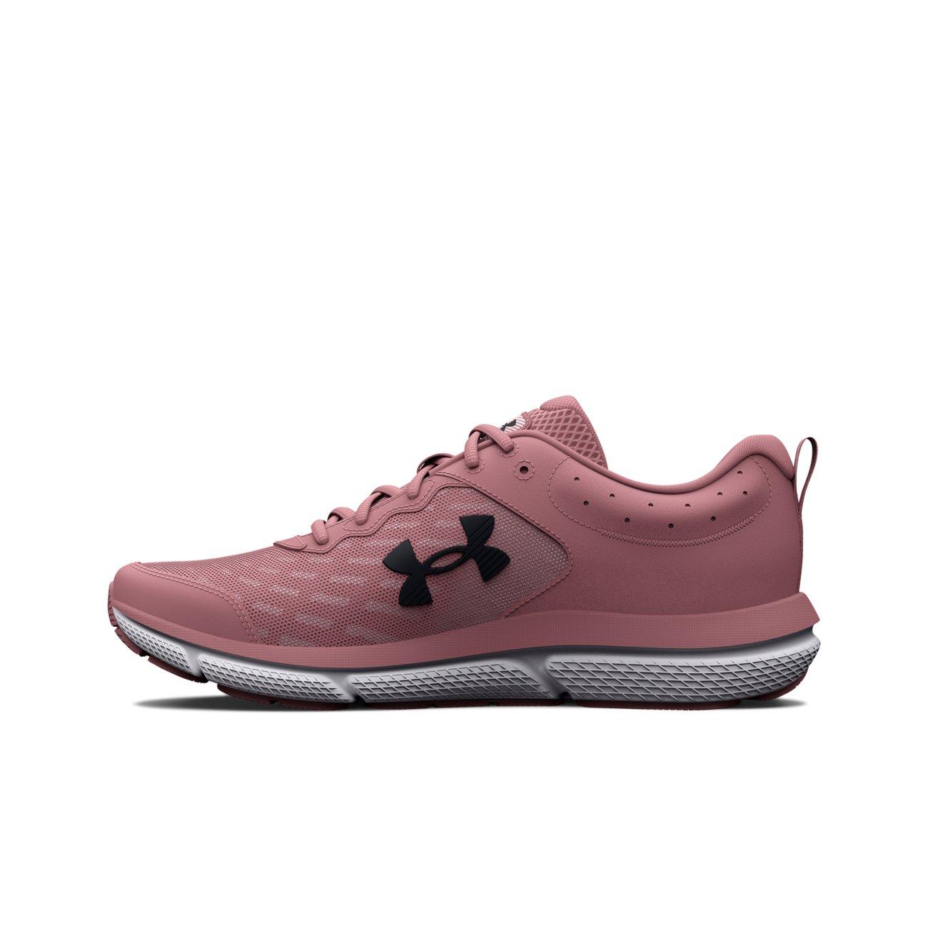 Under Armour Charged Assert 10 "Pink Elixir/Black" Women's Running Shoe - PINK/BLACK Thumbnail View 2