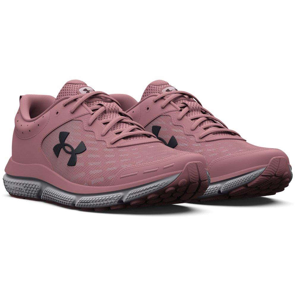 Under Armour Charged Assert 10 "Pink Elixir/Black" Women's Running Shoe - PINK/BLACK Thumbnail View 5