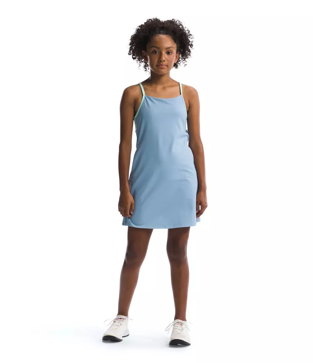 The North Face Girls’ Never Stop Dress -Blue - BLUE
