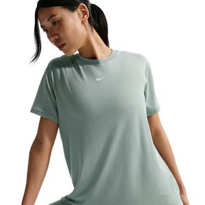 Nike Women's One Relaxed Dri-FIT Short-Sleeve Top - Steam/White