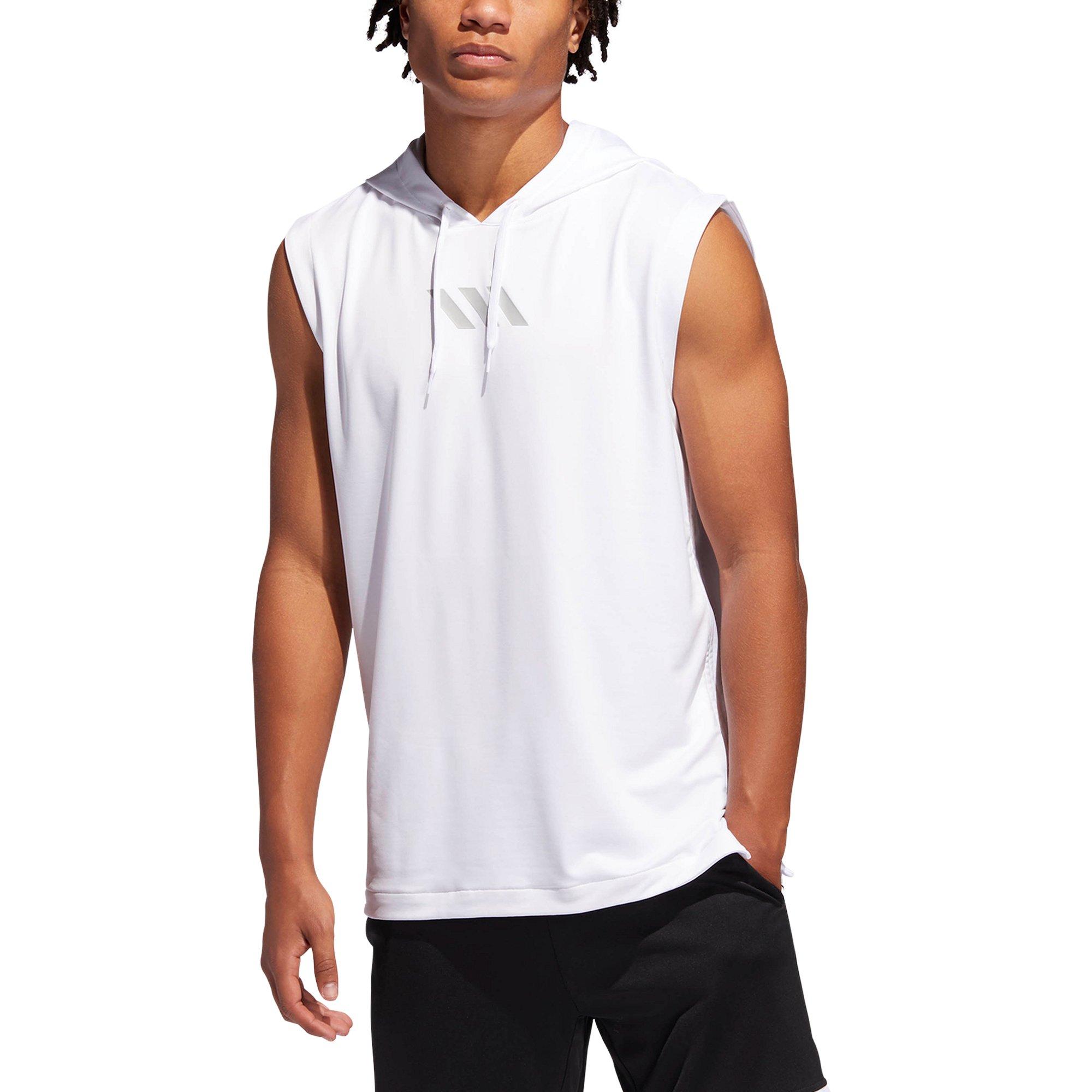 adidas sleeveless hoodie