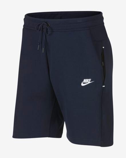 blue nike fleece shorts