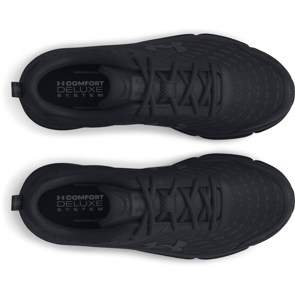 Under Armour Charged Assert 10 "Black" Women's Wide Running Shoe - BLACK Thumbnail View 3