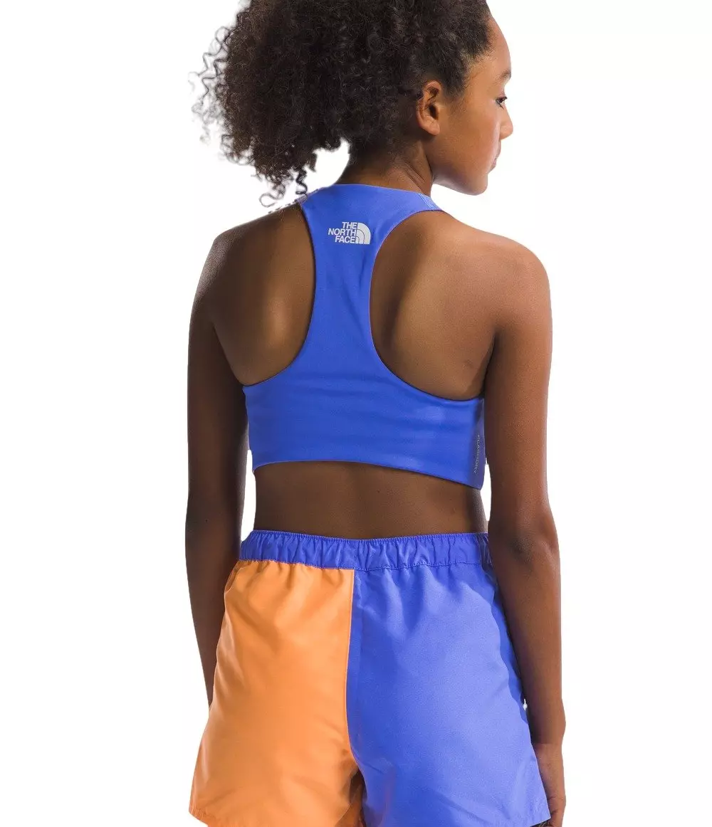 The North Face Girls' Never Stop Reversible Tank - Blue/Orange - BLUE/ORANGE