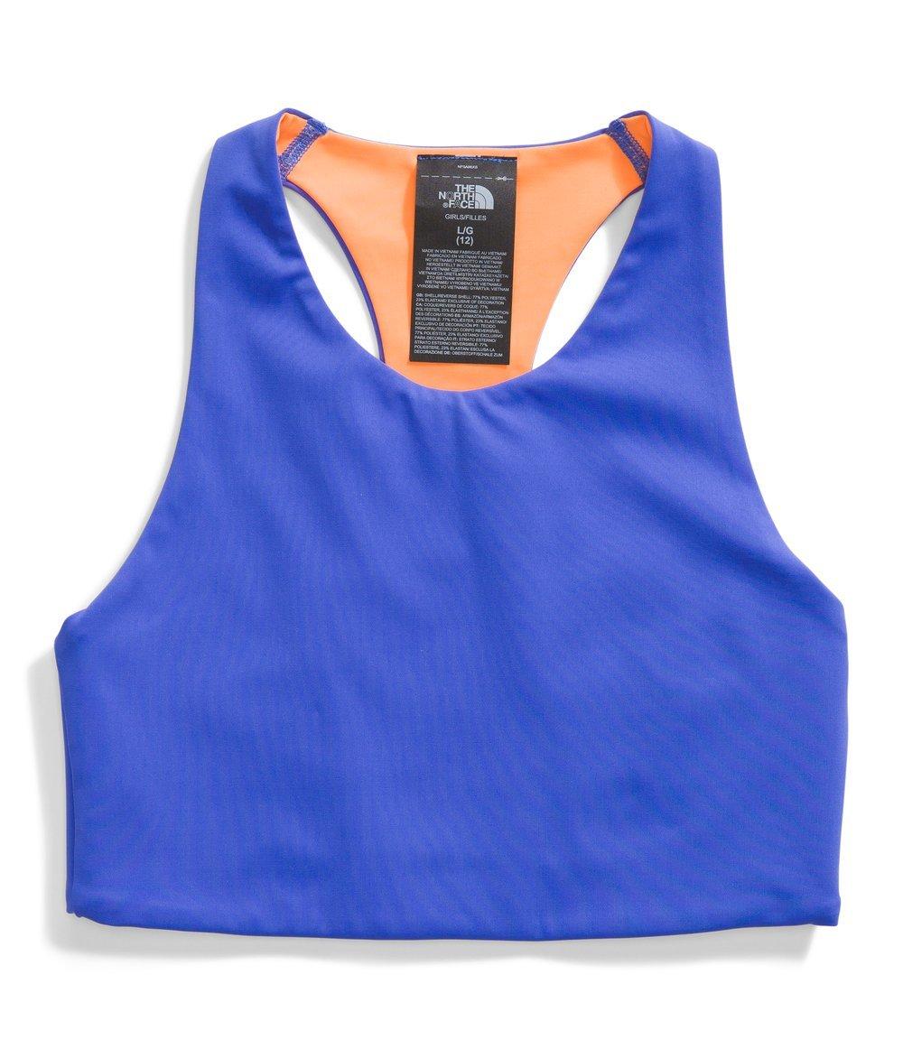 The North Face Girls' Never Stop Reversible Tank - Blue/Orange - BLUE/ORANGE Thumbnail View 4