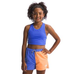 The North Face Girls' Never Stop Reversible Tank -Blue/Orange
