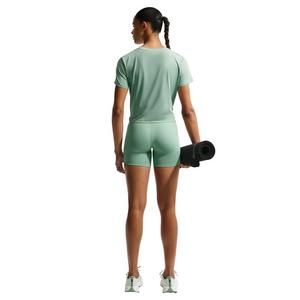 Nike Women's One Classic Twist Dri-FIT Short-Sleeve Top - Steam/White