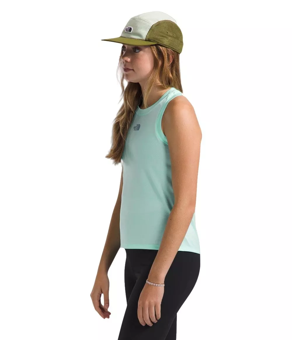 The North Face Girls' Never Stop Tank Top - Aqua - AQUA