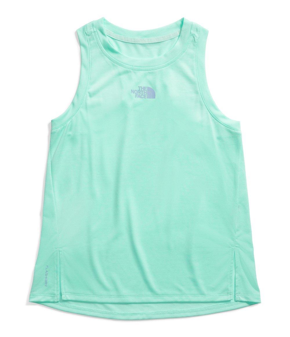 The North Face Girls' Never Stop Tank Top - Aqua - AQUA Thumbnail View 4
