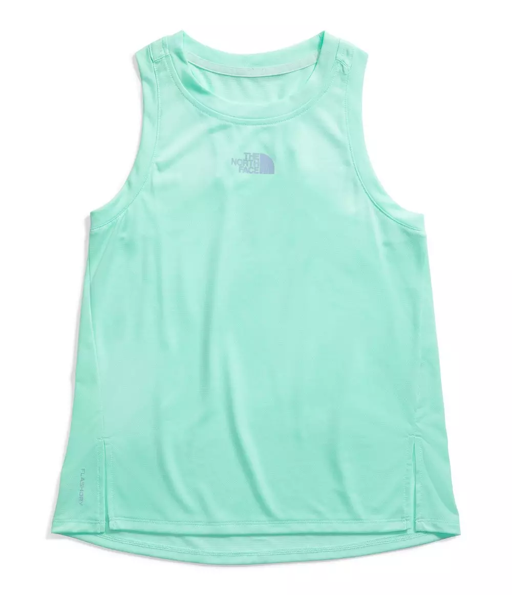 The North Face Girls' Never Stop Tank Top -Aqua - AQUA