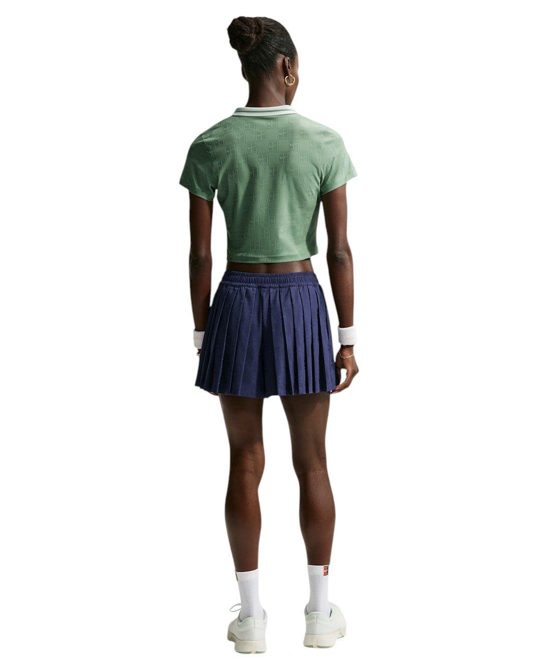 Nike Women's Court Collection Dri-FIT Cropped Tennis Polo - GREEN