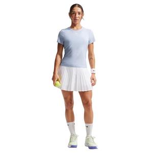 Nike Women's Victory Dri-FIT Short-Sleeve Tennis Top - Blue/White