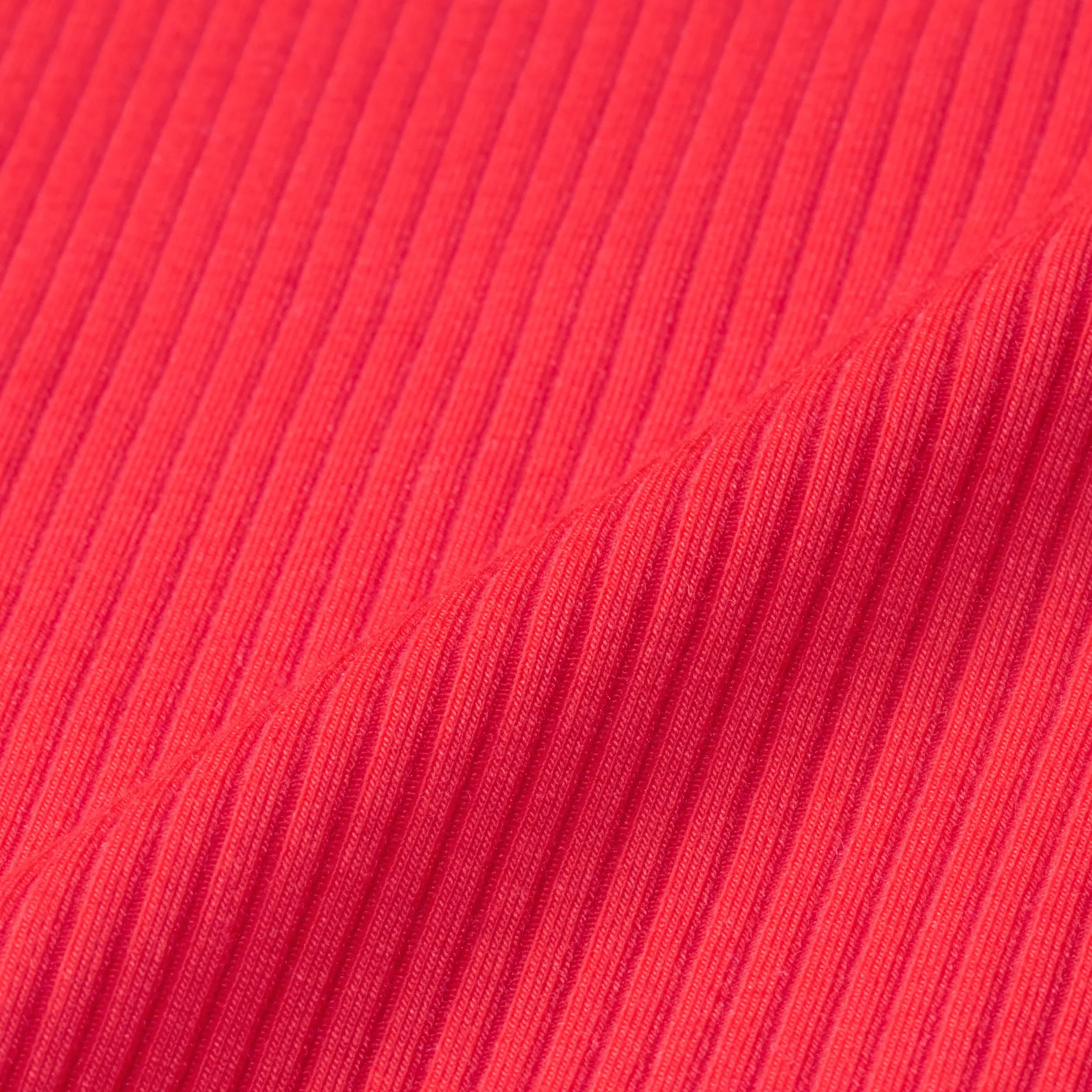 Nike Women's Sportswear Chill Knit Tight Short-Sleeve Ribbed Top - CRIMSON