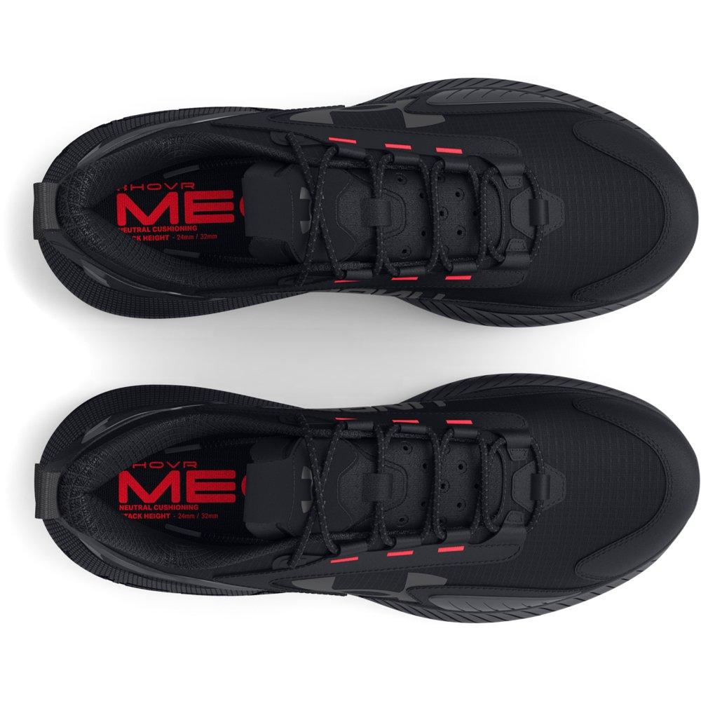 Under Armour HOVR Mega 2 MVMNT Sportstyle "Black/Black/Jet Grey" Unisex Running Shoe - BLACK/BLACK/GREY Thumbnail View 4