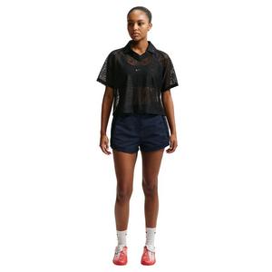 Nike Women's Sportswear Loose Lace Polo Jersey Top