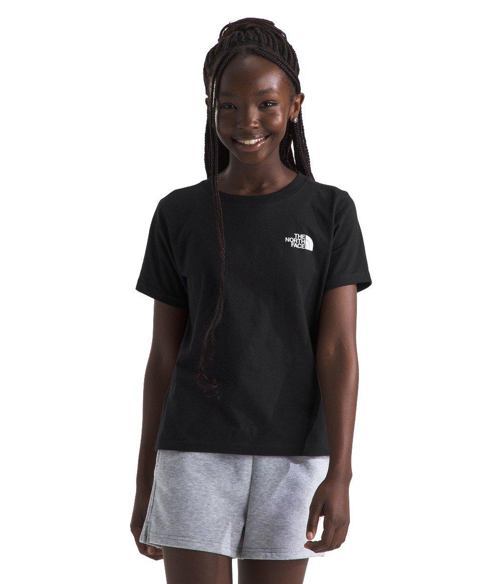 The North Face Big Girls' Short Sleeve Graphic Tee -Black/Multi - BLACK/MULTI Thumbnail View 1