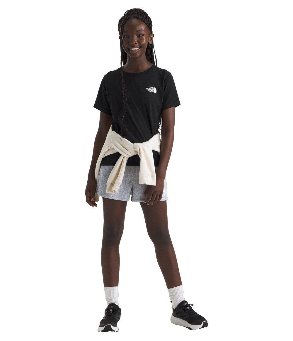 The North Face Big Girls' Short Sleeve Graphic Tee -Black/Multi - BLACK/MULTI Thumbnail View 4