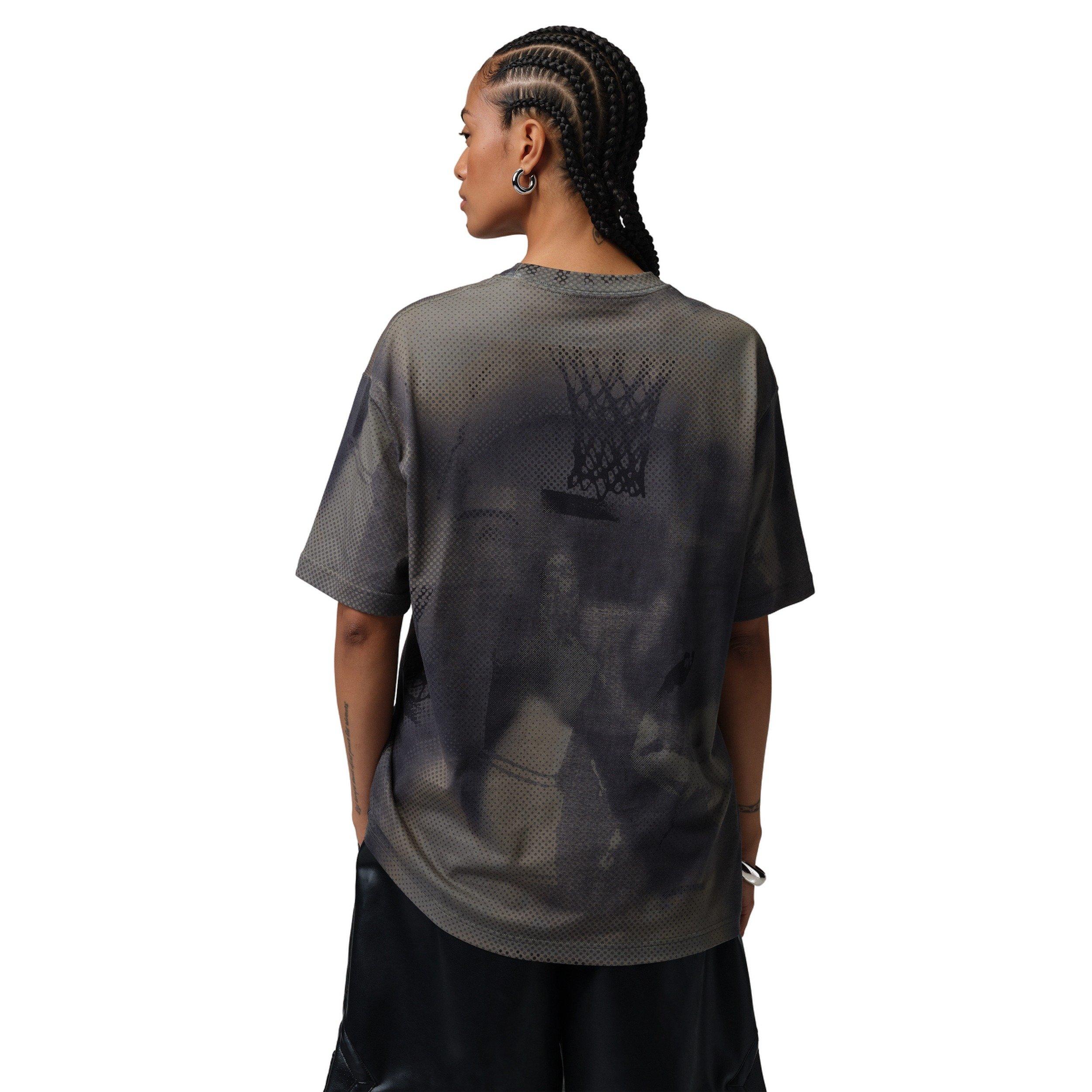 Jordan Women's Flight Oversized Graphic T-Shirt - BLACK Thumbnail View 2