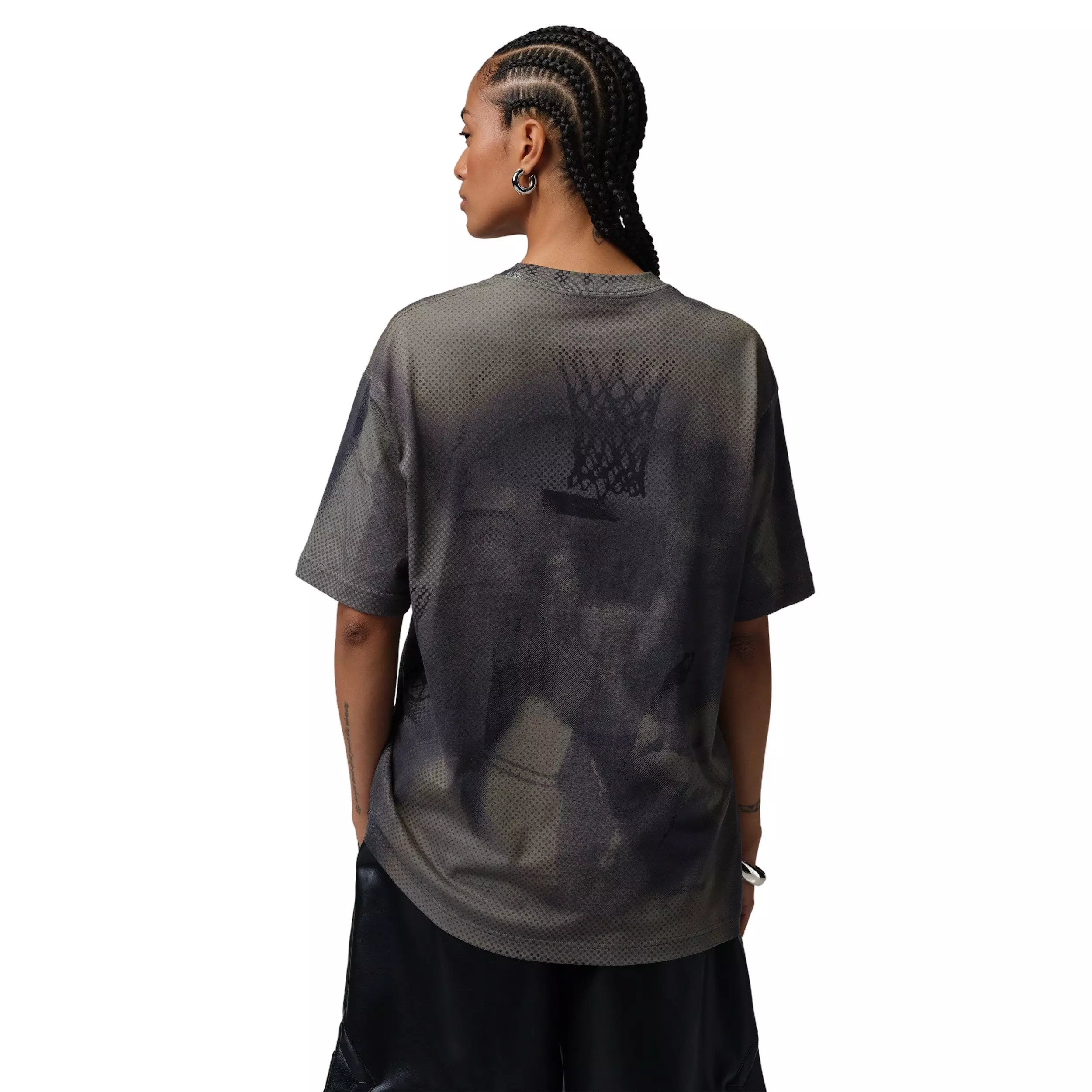 Jordan Women's Flight Oversized Graphic T-Shirt - BLACK