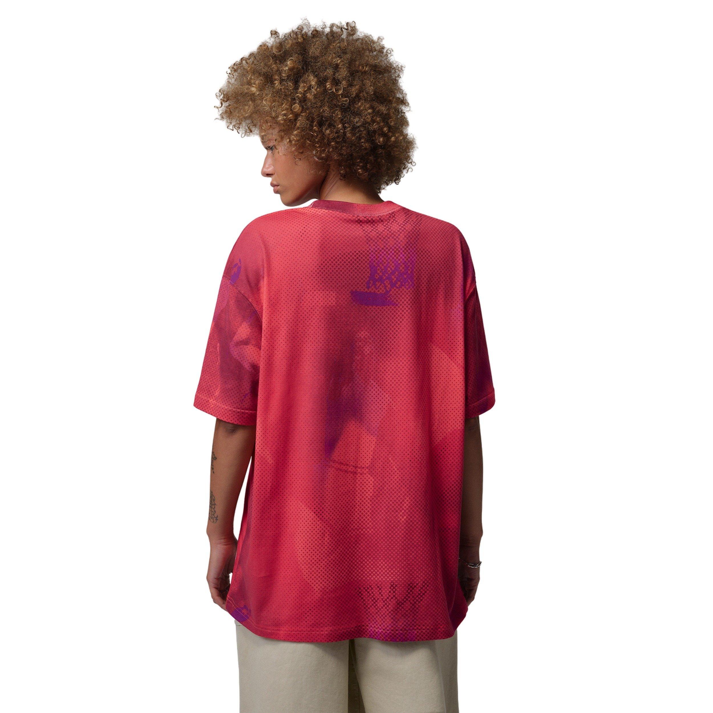 Jordan Women's Flight Oversized Graphic T-Shirt - CRIMSON Thumbnail View 2
