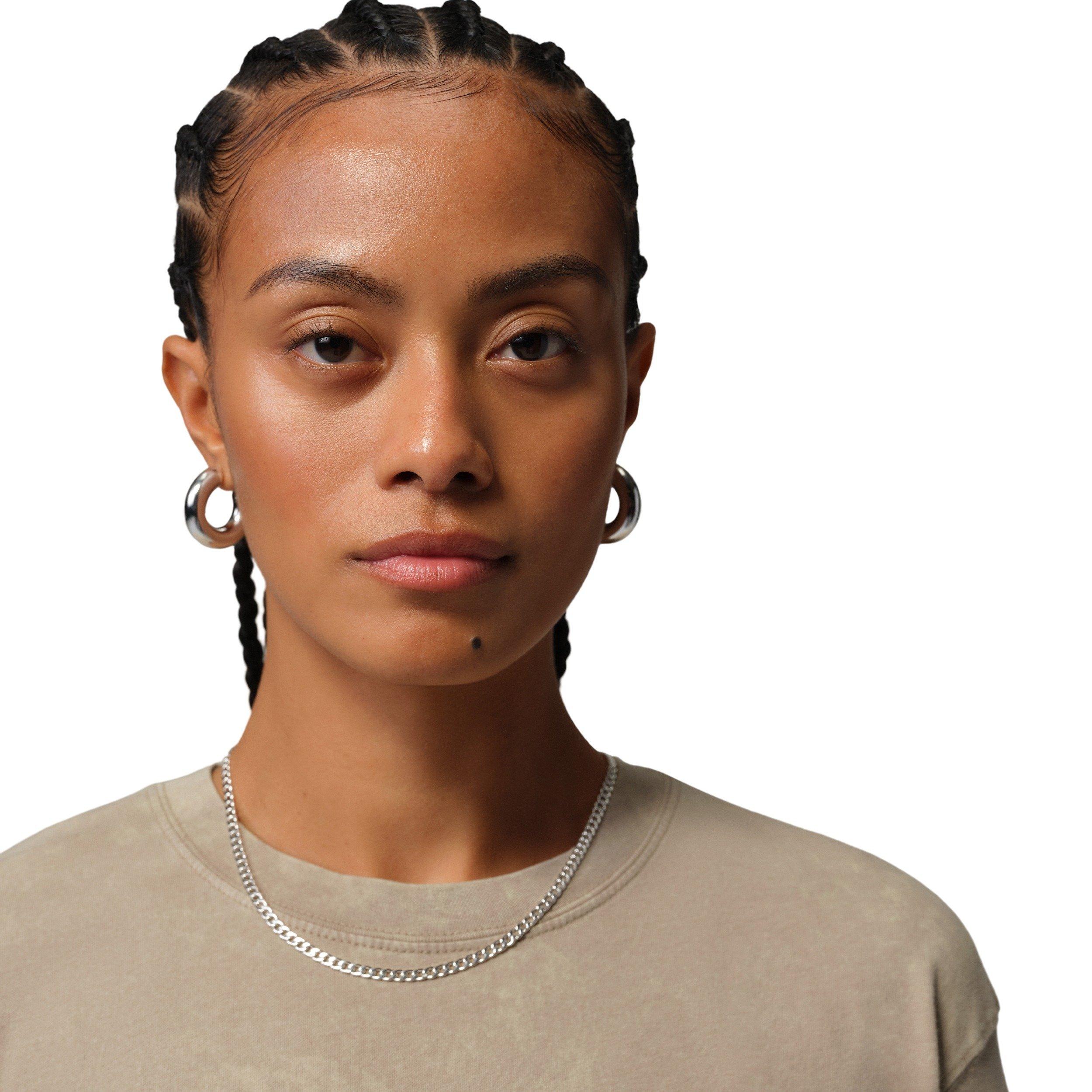 Jordan Women's Flight Short-Sleeve Graphic Tee - KHAKI Thumbnail View 3