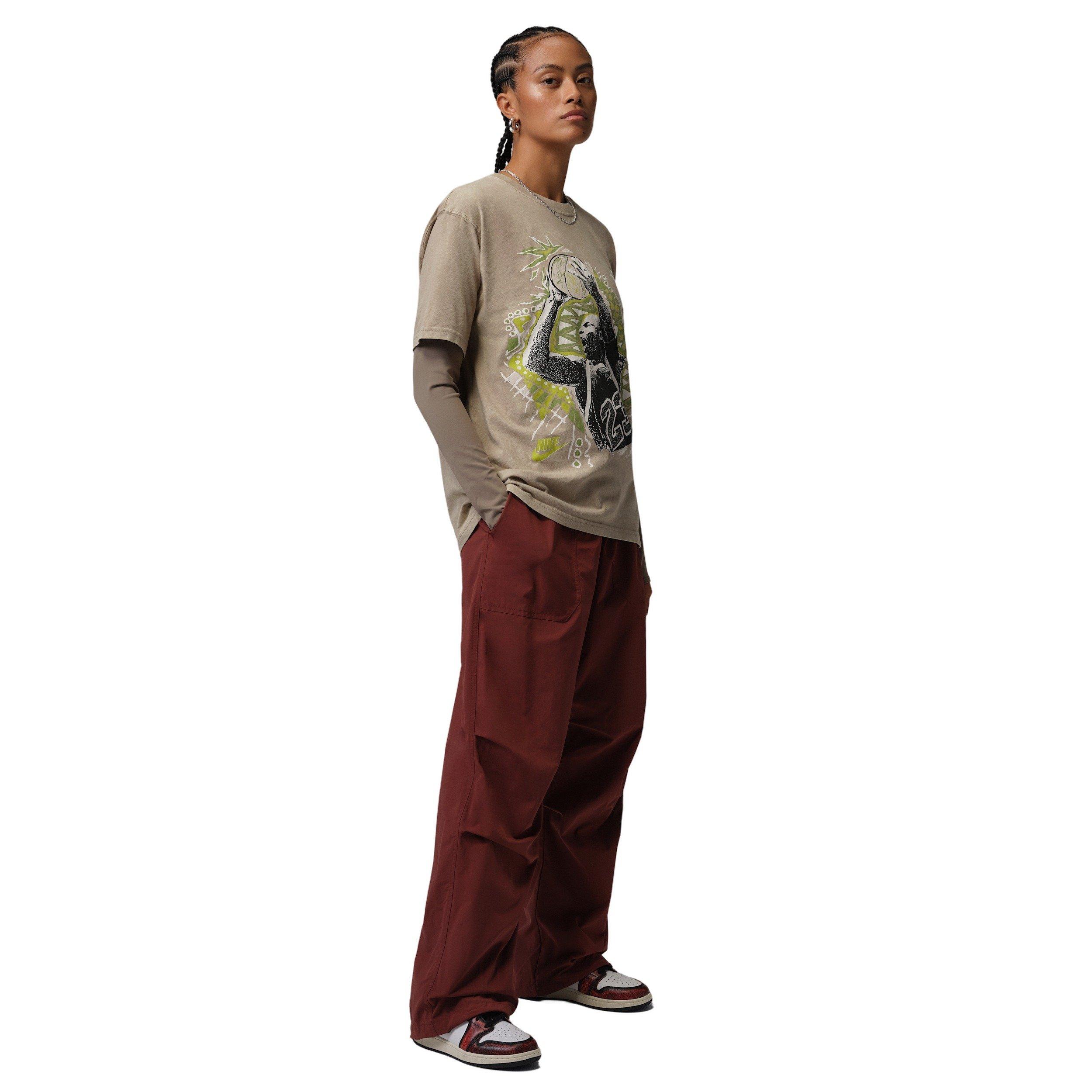 Jordan Women's Flight Short-Sleeve Graphic Tee - KHAKI Thumbnail View 6
