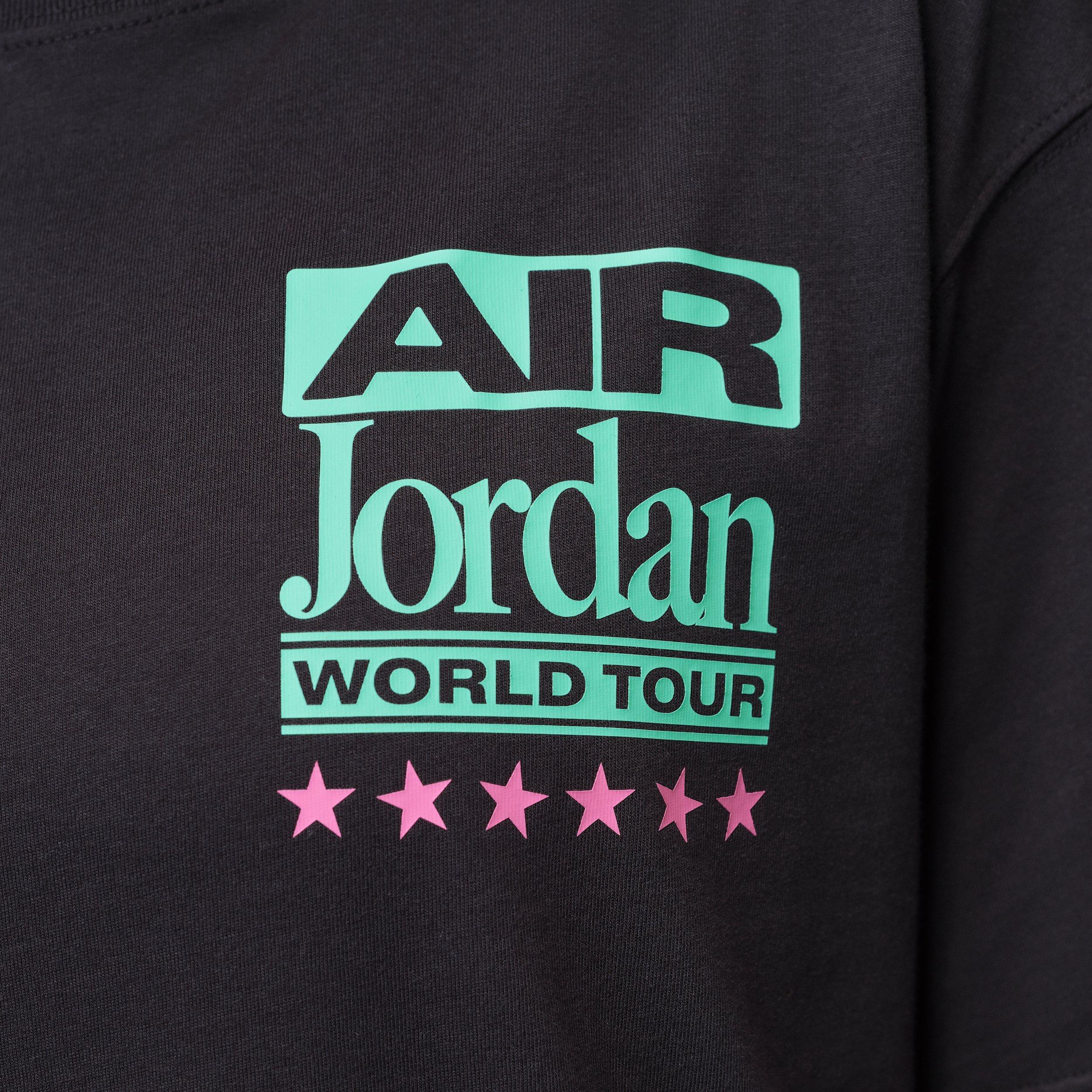 Jordan Women's Flight Girlfriend T-Shirt - BLACK Thumbnail View 4