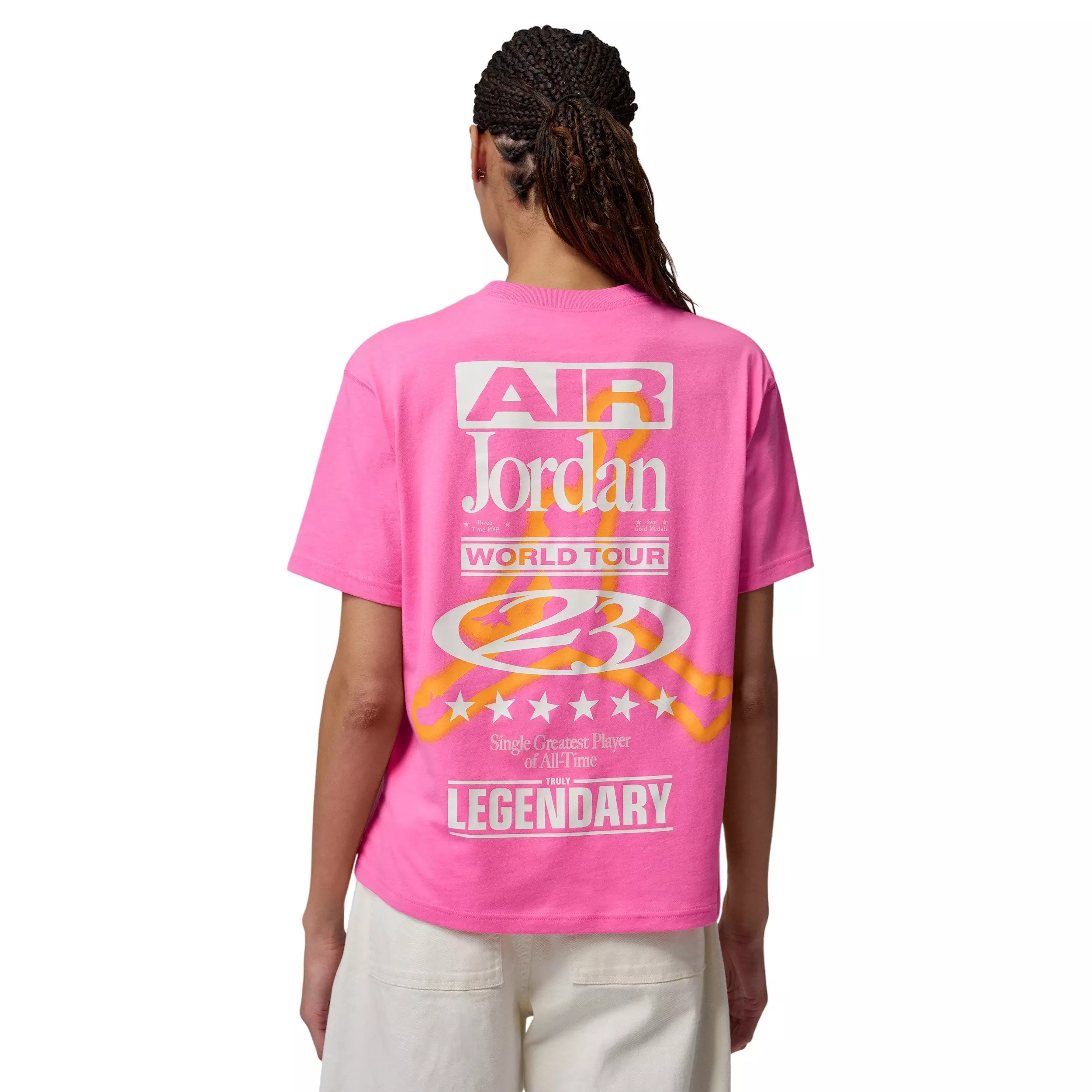 Jordan Women's Flight Girlfriend T-Shirt - PINK