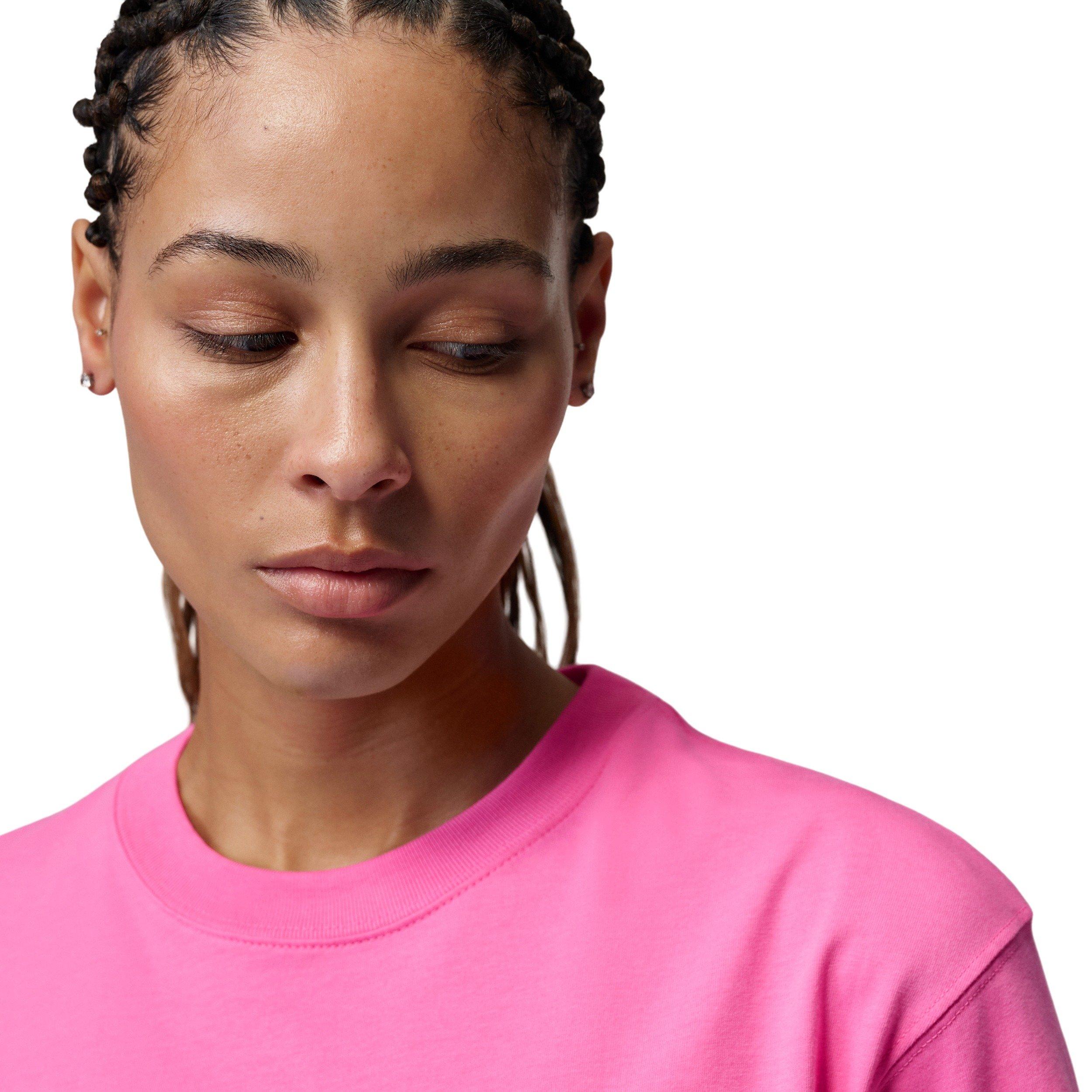 Jordan Women's Flight Girlfriend T-Shirt - PINK Thumbnail View 3