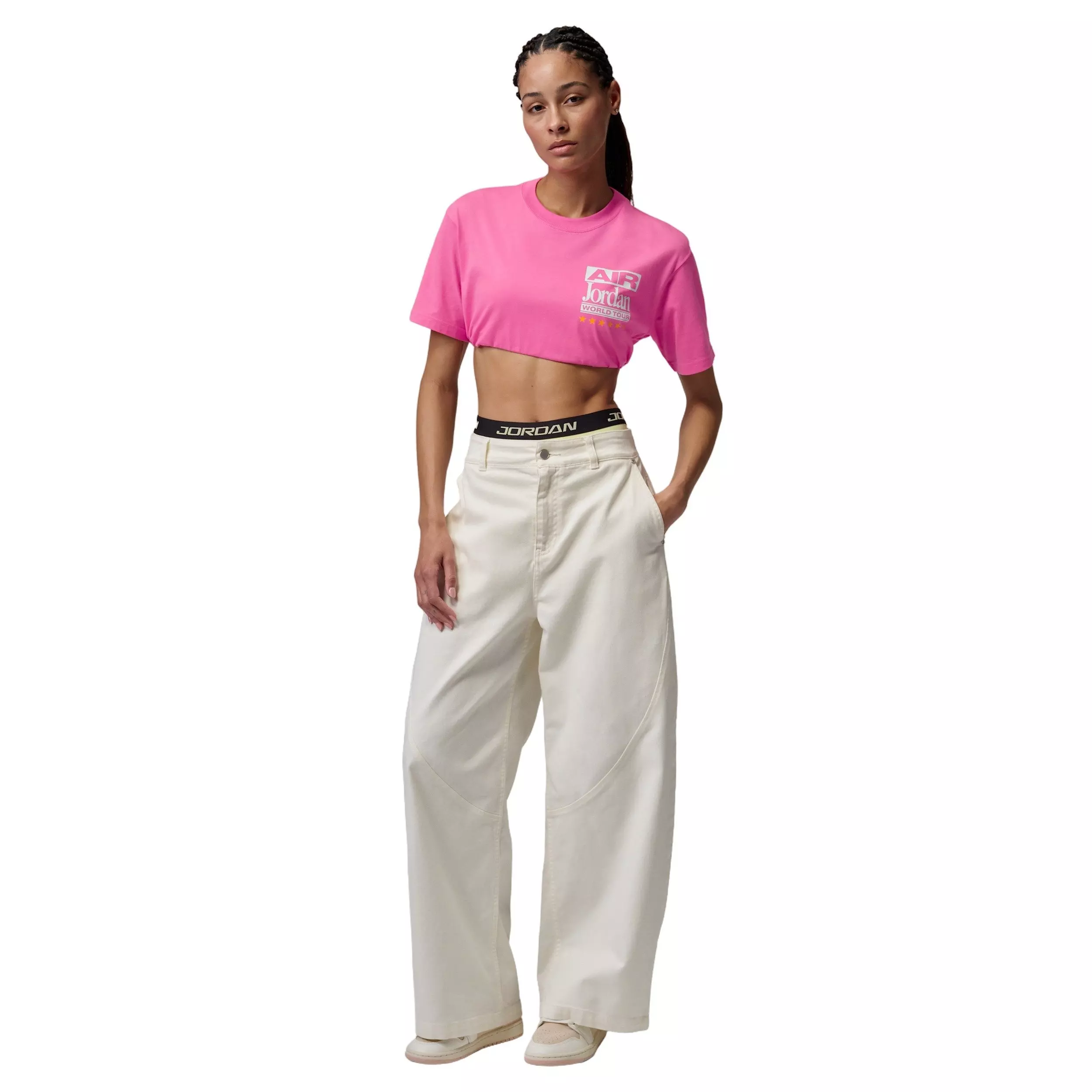 Jordan Women's Flight Girlfriend T-Shirt - PINK