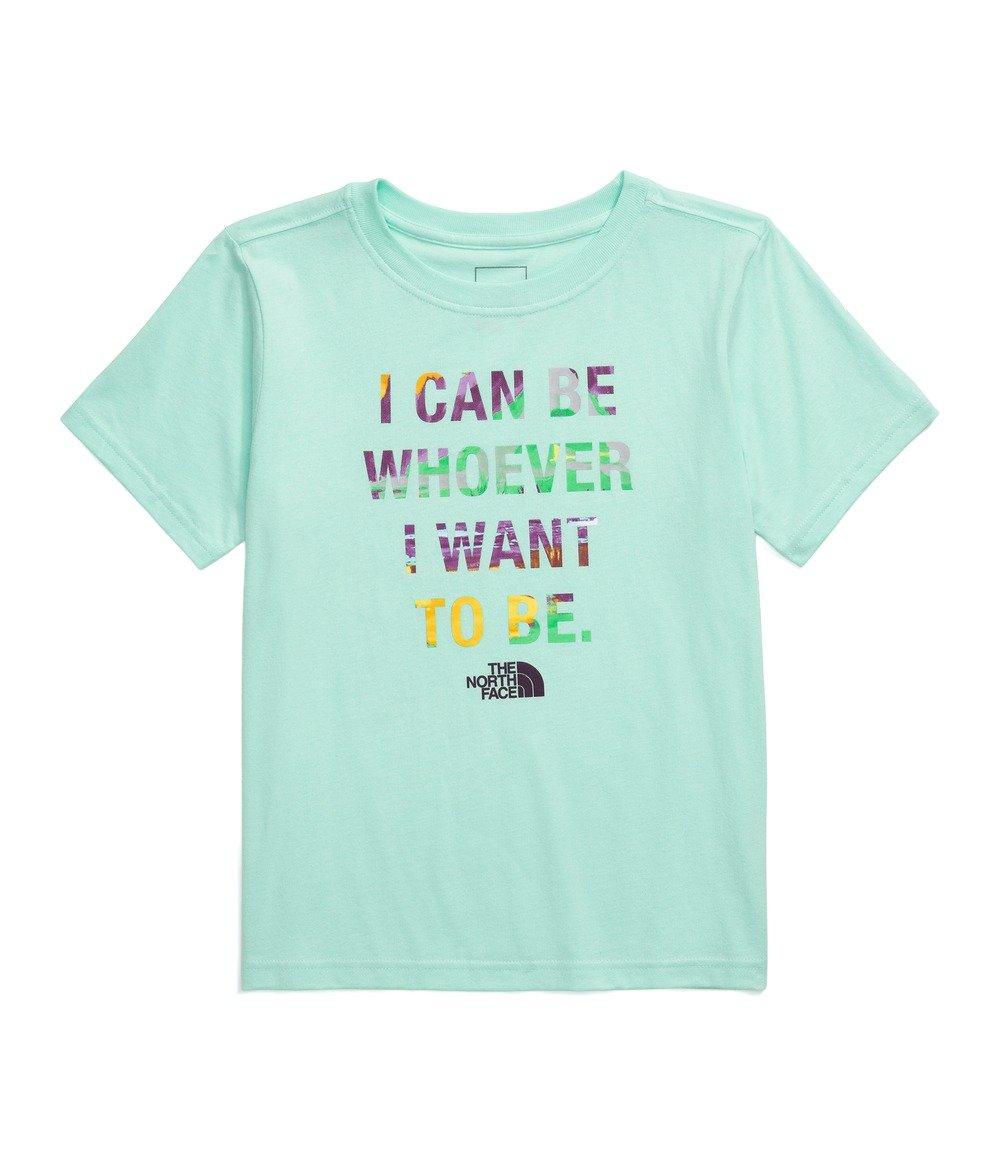 The North Face Girls' Short-Sleeve Graphic Tee -Aqua - AQUA Thumbnail View 5