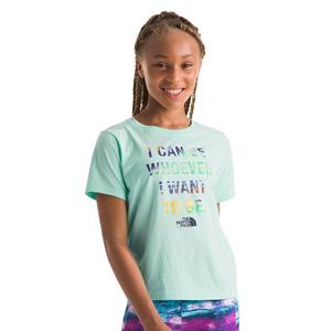 The North Face Girls' Short-Sleeve Graphic Tee -Aqua
