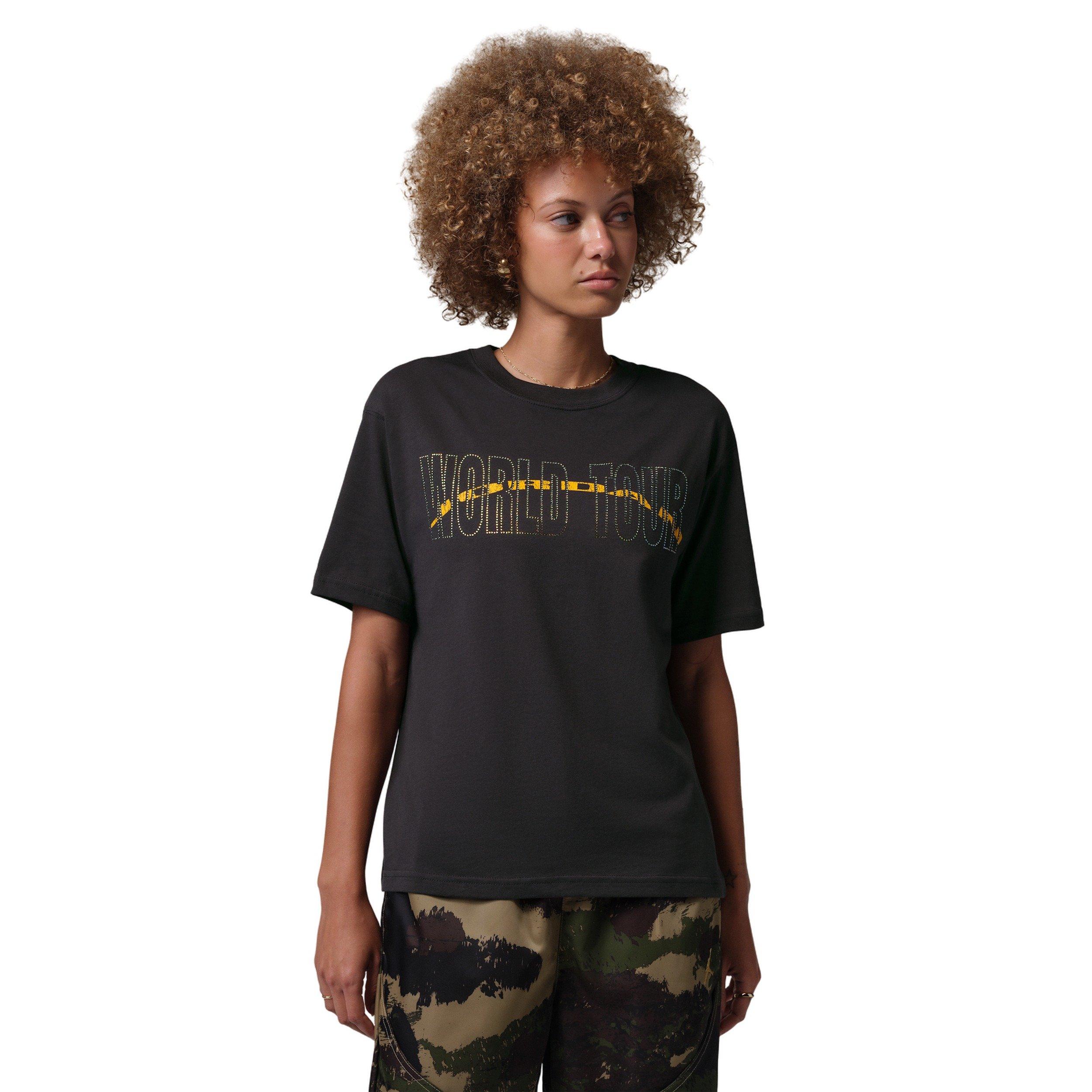 Jordan Women's Brooklyn Girlfriend T-Shirt - BLACK Thumbnail View 1