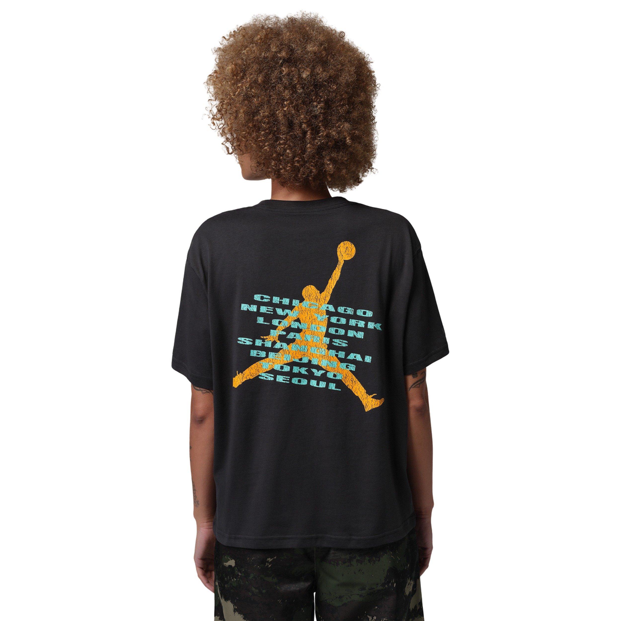 Jordan Women's Brooklyn Girlfriend T-Shirt - BLACK Thumbnail View 2