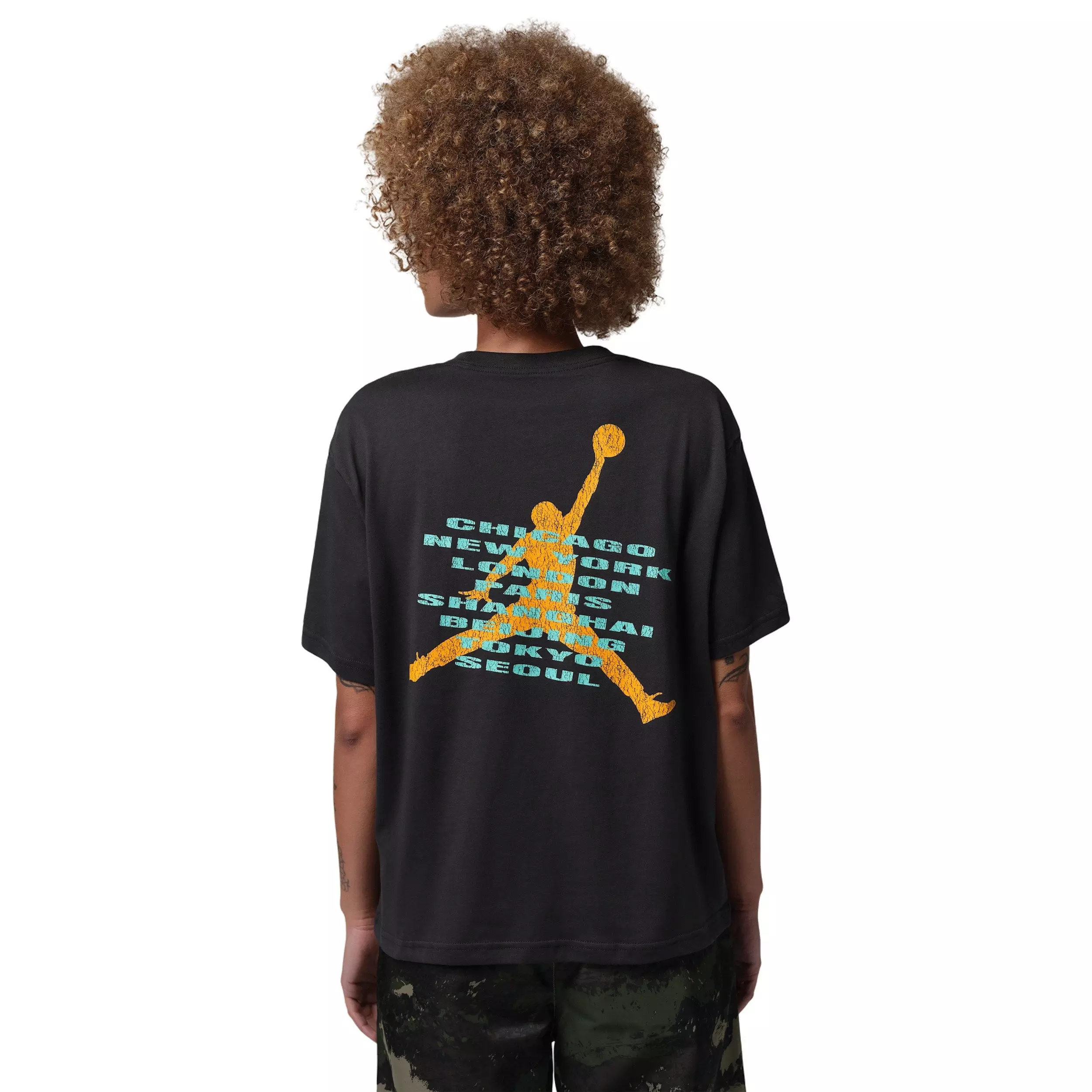 Jordan Women's Brooklyn Girlfriend T-Shirt - BLACK
